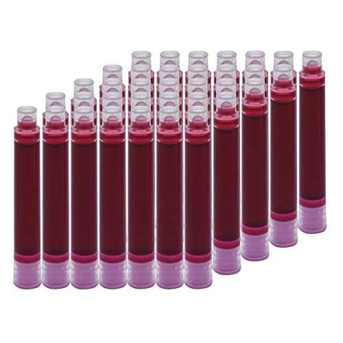 SIPLIV 35 PCS Ink Cartridges, 3.4 mm Bore Diameter Fountain Pen Calligraphy Pen Refill Ink Cartridges - Pink - Image 2