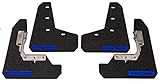 Rek Gen Mud Flaps 2015+ Compatible with Subaru WRX/STI - Mounting Hardware & Instructions Included (Royal Blue Logo)