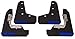 Rek Gen Mud Flaps 2015+ Compatible with Subaru WRX/STI - Mounting Hardware & Instructions Included (Royal Blue Logo)