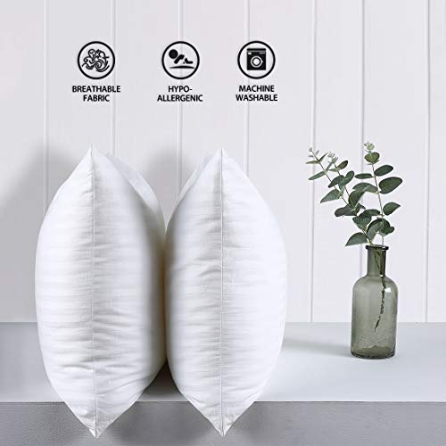 Bed Pillows For Sleeping Set Of 2 Standard Queen Size Soft Fiber Pillows (2 Pack) For Home And Hotel, Luxury, Cooling And Breathabe #TOP4