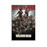 LLXXHHHEY The Walking Dead TV Series Poster Canvas Art Poster And Wall Art Picture Print Modern Family Bedroom Decor Posters 12x18inch(30x45cm), Unframe-style-3