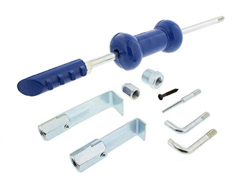 Abn Auto Slide Hammer 9-Piece Set, 5Lb Pound – Puller Kit For Small Hail Dent Removal On Car Body #TOP2