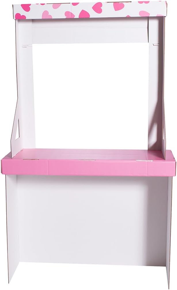 Anderson’s Chalkboard Kissing Booth, Life Size Cardboard Photo Prop for Weddings, Birthdays, and Valentine’s Day