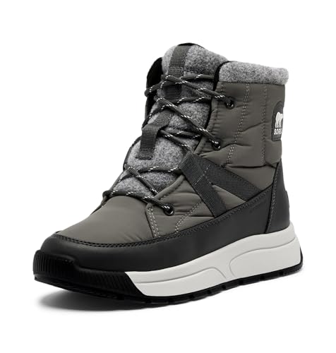 Sorel Botas Whitney III Mid WP, diseño impermeable, aislamiento térmico, estilo ligero, puntera espaciosa, mayor comodidad, agarre robusto   Mujer