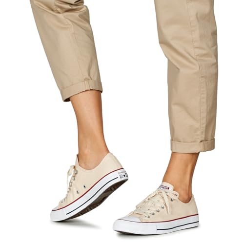 Converse Femme Chuck Taylor All Star Ox 159485 Flat-Sheets, Crème, 37 EU