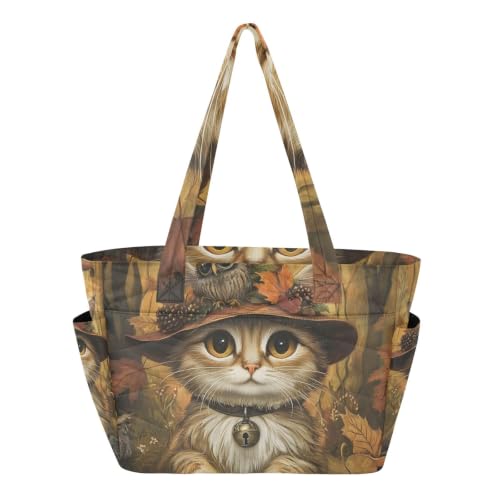 Bolsa de mano acogedora de gatos para laptop: lleva la calidez de la lectura a tu trabajo
