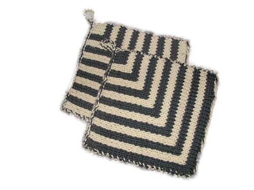 Topflappen * klassisch* gestrickt, anschmiegsam und gut isolierend