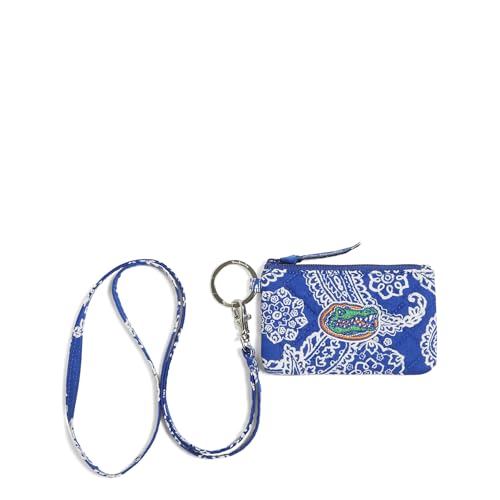 Image of Vera Bradley Women's Cotton Zip ID Case and Lanyard Combo