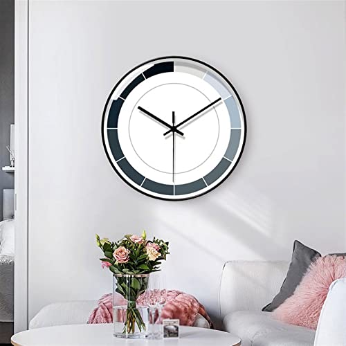 Horloge murale moderne minimaliste de luxe sans tic-tac 30cm - 4