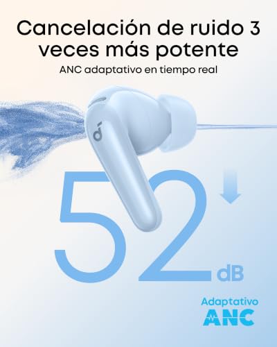 Miniatura 2 de Soundcore P31i de Anker Auriculares Bluetooth con Cancelación de Ruido | Auriculare con Traductor, Sonido de Alta Resolución LDAC, 50h de uso, Carga Rápida, Audio Espacial, IP55