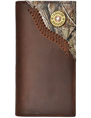 Justin Men's Camo Overlay And Shotgun Shell Concho Rodeo Wallet - Wjw012