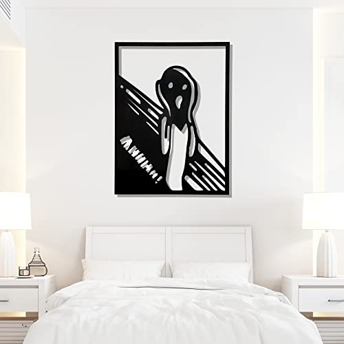 DIGIDU | Tableau Le Cri de Munch, Décoration de la maison, Photos Décoration Salon Modernes, Cadeau de Noël, Décoration Murale, Décoration de chambre, Décoration Salon (Le cri)