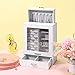 Homde Jewelry Organizer Girls Women Jewelry Box for Necklaces Rings Earrings Gift Jewelry Storage Case Porcelain Pattern Series (White)