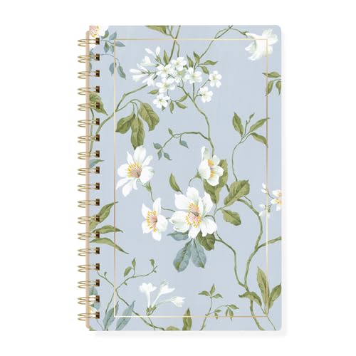 Journal à spirales Fleur au bureau ou à la maison pour organiser vos journées