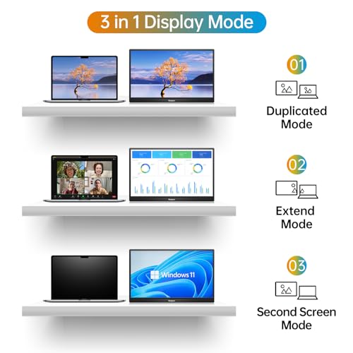 Anyuse PM1561P Portable Monitor 15.6 Inch 1080P Usb-C Hdmi Ultra-Slim Travel Monitor thumb #5