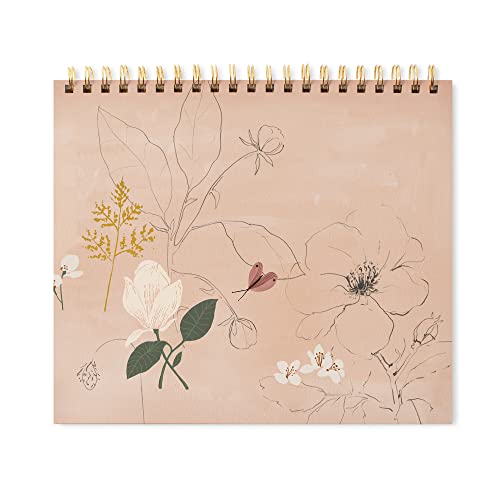 Fringe Studio Large Hardcover Spiral Sketchbook, Botanica Sketch, 80 Perforated