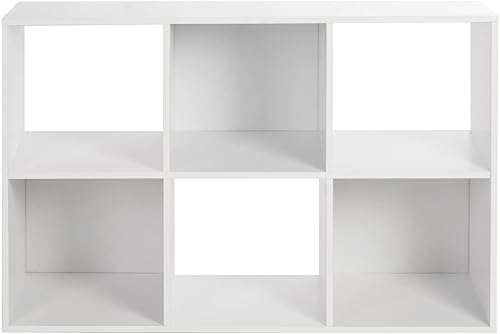 Miniatura 5 de PATHIRA - Cubos organizadores de almacenamiento de madera para comercio electrónico, estantería cuadrada modular, compartimentos de estantes de