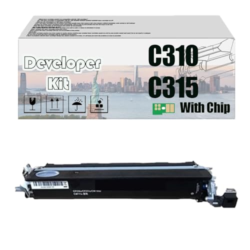 AWDAXC C310 C315 Developer Kit, Compatible for Xerox C310 C310DNI C315 C315DNI Printers【High Print Volume With Chip】 Black*1