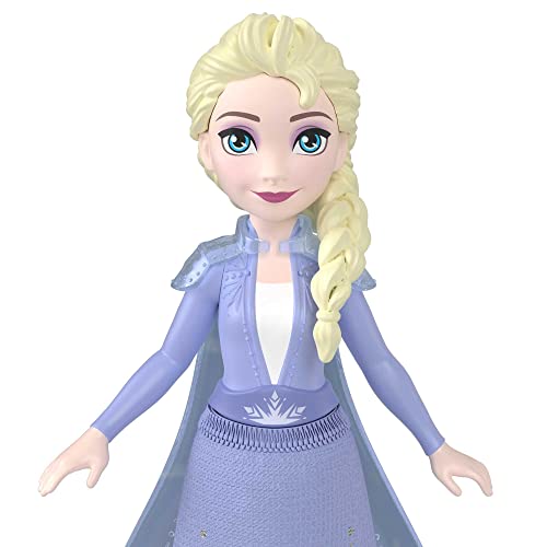 Image of Disney Frozen Toys, Small Dolls, Elsa Posable Doll with Signature Clothing Inspired by Disney Movie, Gifts for Kids