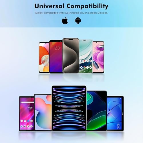 Image of iPad Pencil, Stylus Pen for iPad with Real-Time Led Power Display, Pencil for iPad 6 /7 /8 /9 /10gen, iPad Air 3 /4 /5 /6(M2), iPad Pro 11 inch /12.9 inch(M4), iPad mini 5 /6 /7, Stylus for iPad 2018 & Later