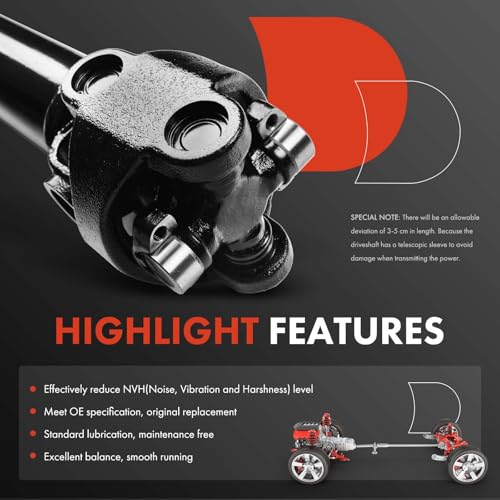 A-Premium Front Drive Shaft Driveshaft Assembly Compatible with Ford by A-Premium - Used condition - Image 4