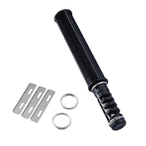 DIY Leather Cord Knife Crafts Tools Rotary Cutting Wire Cutter Leather Strip & Strap Hand Rotary Covered Wire Cutter Leathercraft Tools with 3 Blade