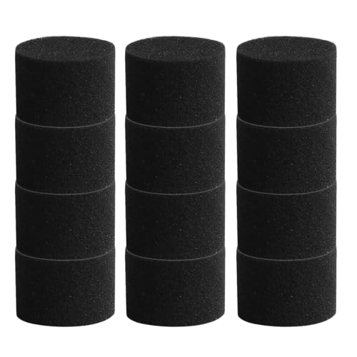 IWOWHERO 50 Unidades de Esponjas Hidropónicas Negras para Cultivo sin Tierra 45Mm X 30Mm Esponja para Germinar Verduras y Brotes Material Absorbente para Jardinería Hidropónica y
