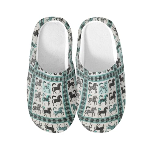 Pantoufles en coton de qualité supérieure confort et mousse mémoire PferdHome