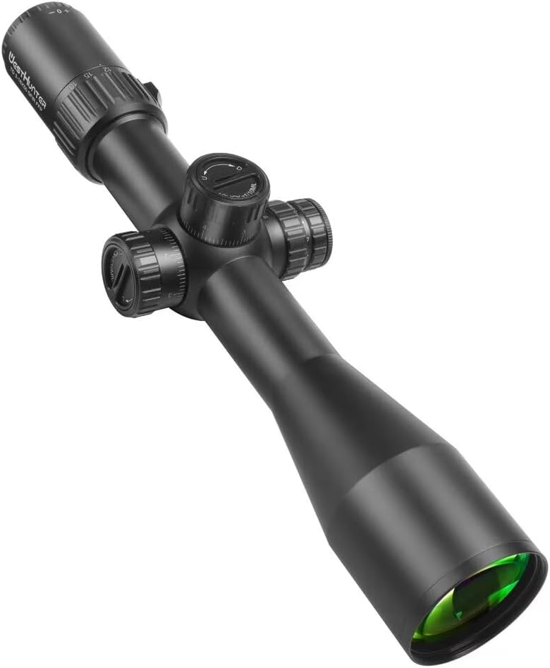 WestHunter Optics TD 3-18x50 SFIR FFP Precision Riflescope, 34 mm Tube First Focal Plane Red Illumination Tactical 1/10 MIL Competition Shooting Scope