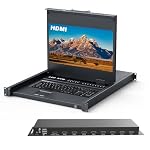 MT-VIKI – MT-VIKI Rack-KVM-Monitorschalter 8 Ports mit 17" LCD-Monitor