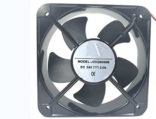 Ventilador 20060 de 24 V y 2,0 A extractor industrial de 200 x 60 mm