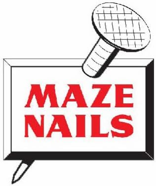 MAZE NAILS H527A-5 Pole Barn Ring Shank Nails, 5-Pound 30D 4.5-Inch