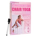 Karlaris Chair Yoga for Seniors Over 60 Chart,Home Workout,Pink