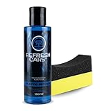 Refresh Cars Restaurador de Plásticos Exteriores y Parachoques – Recuperador de Negro Intenso para Plásticos Quemados por el Sol – Hidratante Concentrado Resistente a la Lluvia y UV – Coche y Moto
