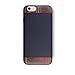 iPhone 6S / iPhone 6 Case. iATO Genuine LEATHER & Real WOODEN Premium Protective Cover. Unique, Stylish & Classy Black SAFFIANO LEATHER & ROSE WOOD Bumper Accessory for Apple iPhone 6S/6