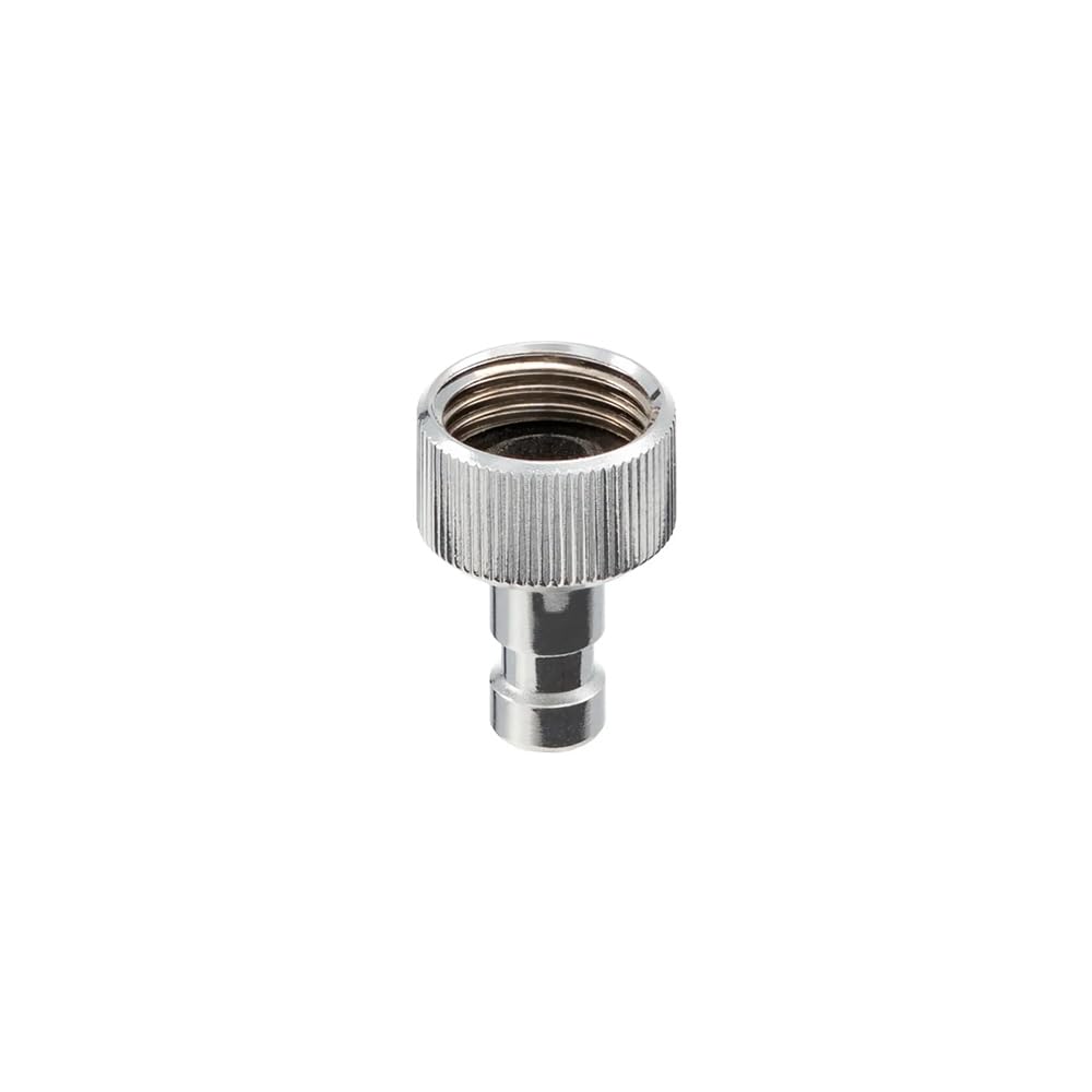 HARDER & STEENBECK - CHROME AIRBRUSH QUICK RELEASE TAIL TO 1/8 BSP FEMALE