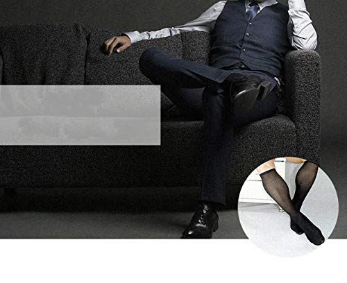 Goobester Men's Stocking Business Dress Sheer Formal Sheer Suit Transparent Tube Socks3