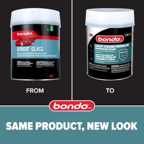 image for 3M Bondo Short Strand Fiberglass Reinforced Filler 1.37 LB (621 g) wit