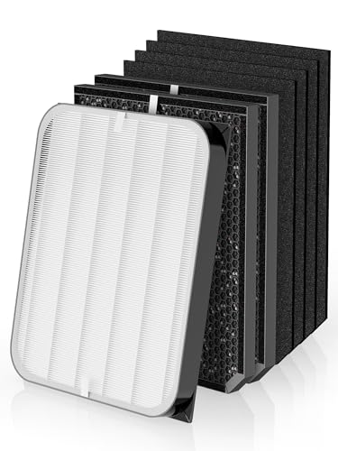 Image of 3500 Replacement Filter Compatible with Air Doctor 3500 Serie Air Purifier, fits Model 3000 3500 3500i, 1 Premium Filter + 2 VOCs Filters + 4 Pre-Filters
