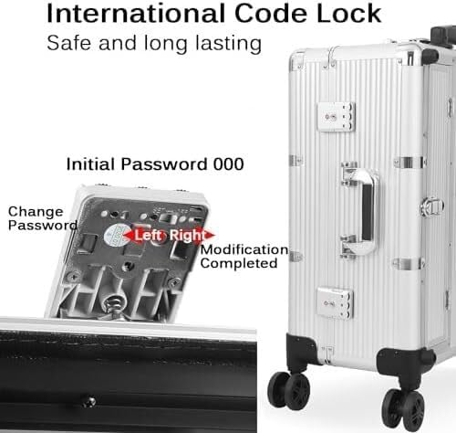 Miniatura 4 de Maletín De Maquillaje Con Ruedas, Espejo Y Luces. Maletín Grande para Maquilladores Profesionales, Esteticistas Y Técnicos De Uñas. Talla A, 22