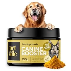 Petstile Canine Booster mit Grünlippmuschel-Extrakt für Hunde - Expertenformulierte Superfood-Mischung mit 26 Wirkstoffen - 150g Pulver