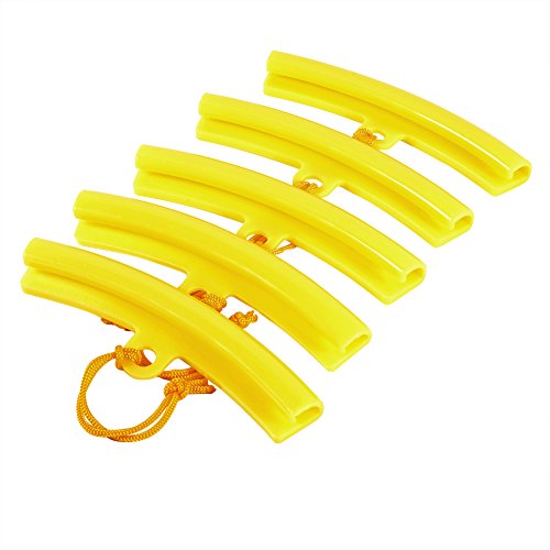 Image of 5pcs Wheel Rim Protector Set, Car Tire Changer Guard Rim Protector Tyre Wheel Changing Savers Tool(Yellow)