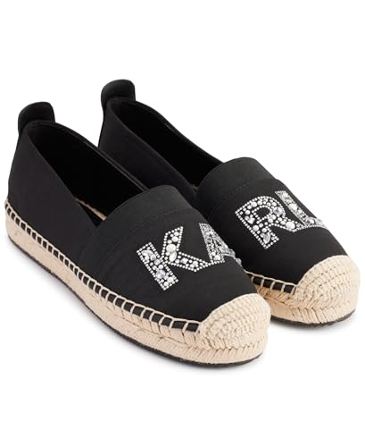 Karl Lagerfeld Women's Manika Espadrille Sandal with Rhinestones Platform