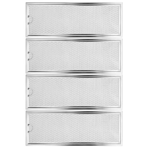 LUBIYACK 4Pcs Microwave Grease Filter Replacement for GE WB06X10288, Microwave Filter Replacement 13