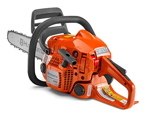Husqvarna 440 Gas Chainsaw, 40-Cc 2.4-Hp, 2-Cycle X-Torq Engine, 18 Inch Chainsaw With Smart Start, For Wood Cutting And Tree Trimming #TOP2
