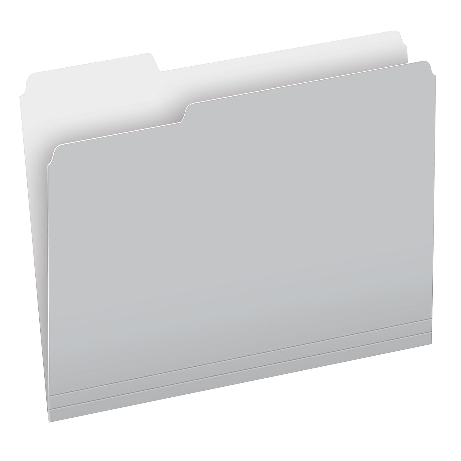 Pendaflex Interior File Folders, 1/3 Cut, Top Tab, Letter Size, Gray, 100 per Box (4210 1/3 GRA)