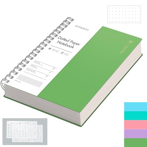 Papier quadrillé à pois 100g anti-bavure pour carnet B5 EMSHOI étanche