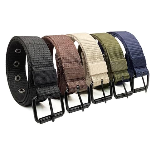 Nylon Canvas Braided Belt Women Ladies Dress Strap Casual Female Vintage Weave Waist Band(beige)4