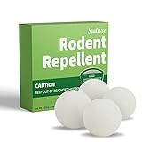 SEALUXE Rodent Repellent,Mouse Repellent Peppermint,Rat Repellent,Mice Repellent Peppermint,Rat Deterrent,Mouse Deterrent Indoor,Mouse Away,Peppermint Oil to Repel Mice and Rats 4-Pack