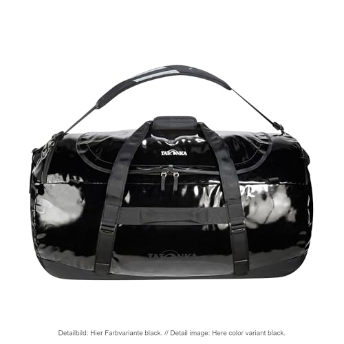 Image of Tatonka Barrel - Wasserfeste Reisetasche mit Rucksackfunktion, grosser Offnung, gepolstertem Boden und abschliessbarem Reissverschluss, Elemental Blue, 130 Liter, Durable travel bag with stowable